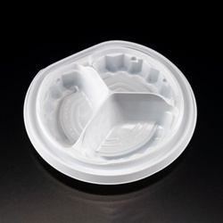 リスパック フルーツ容器 バイオ パティー 16B-3S 白 本体