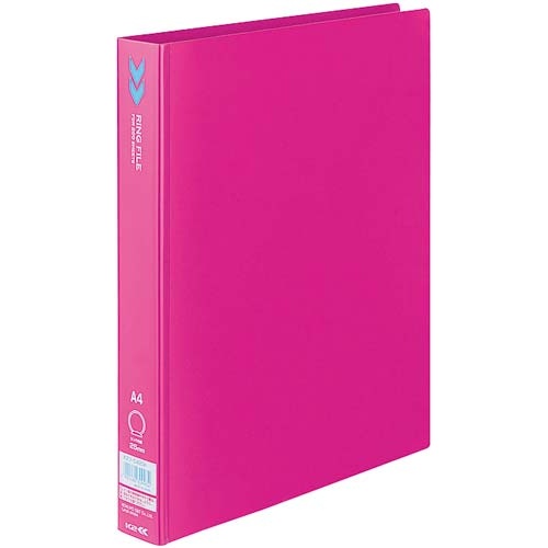 Ｏリングファイル＜Ｋ２＞背幅３４ｍｍピンク　５冊