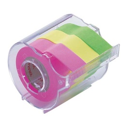 メモックロールテープ　１５ｍｍ幅　桃・黄・緑