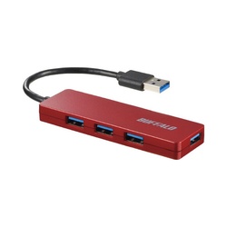 ＵＳＢ３．０　４ポート　ハブ　レッド