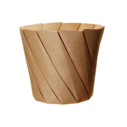 シンメイ 弁当容器 おりがみカップ 大 茶