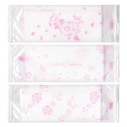 紙おしぼり SUKURAおしぼりbrilliant Sakura レーヨン不織布 九州紙工