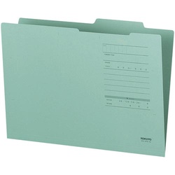 個別フォルダーＡ４ジャスフォルダーＥタイプ緑×１０