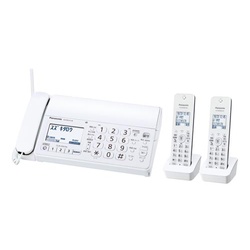 普通紙ＦＡＸ　ＫＸ−ＰＤ２１５ＤＷ−Ｗ　子機２台