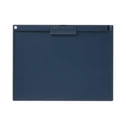 クリップボード（薄型・静音）Ａ４横　ネイビー×１０