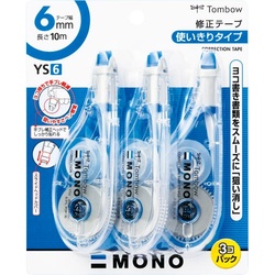 修正テープモノＹＳ　幅６ｍｍ　３個　５セット