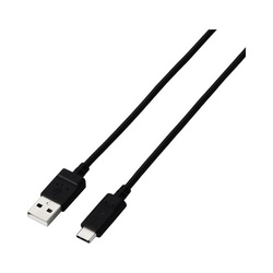 タイプＣケーブル　ＡｔｏＣ　２ｍ　２本セット　黒