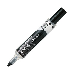 ホワイトボードマーカーノックル　中字丸芯　黒１０本