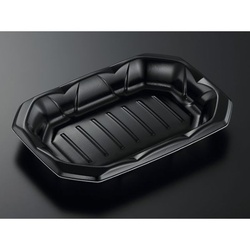 中央化学 刺身容器 波音桶 20-28F 黒