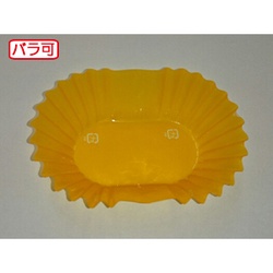 セイコー おかずカップ ラミケースOPP小判6号Pオレンジ 500枚