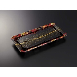 中央化学 寿司容器 HS澄板28-14 一陣R-BK 本体