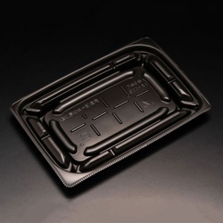 リスパック 弁当容器 バイオデリカ優枠17-11B 本体 黒