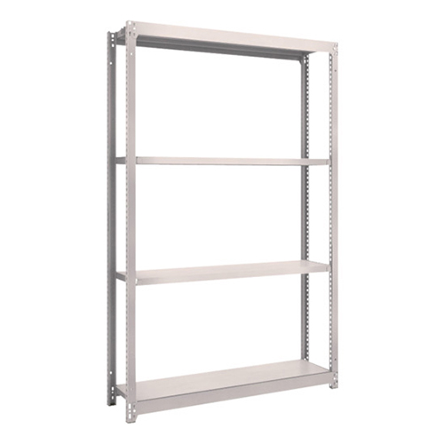 ＴＲＵＳＣＯ スチールラック Ｍ1.5型軽中量棚 1160×295×1800mm 4段 単体 ネオグレー M1.56434