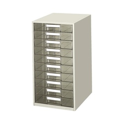 レターケース透明プラスチック引き出しＡ４　１０段