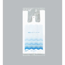 レジ袋 イージーバッグ 関西 No.35柄-1(波) 福助工業