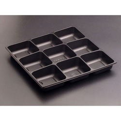 リスパック バイオデリカ かさね 70 中皿9 黒 新