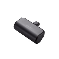 モバイルバッテリー　５０００ｍＡｈ　Ｃ直挿し　黒