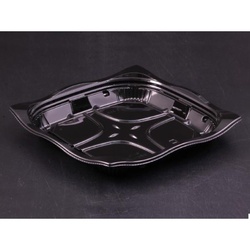 【廃番商品】リスパック 冷麺容器 クリーンカップ レフィノ19-30B 黒 本体