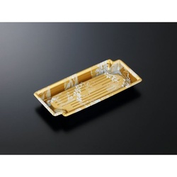 中央化学 刺身容器 CF かく鉢 24-11 みずえ金-BK 本体