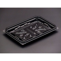 リスパック 惣菜容器 バイオカップ モレン 260B 黒 本体