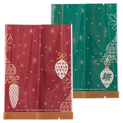 合掌袋 クリスマスオーナメント スイーツパックアソート/クリア-3(100枚) ヘッズ