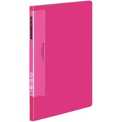 クリヤーブックＷＣ　固定式Ａ４縦２０Ｐ桃１０冊