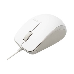 ＢｌｕｅＬＥＤマウス　有線　ホワイト