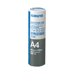 ＦＡＸ感熱記録紙Ａ４　５０ｍ　芯２５．４ｍｍ　１本