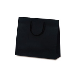 紙手提袋 1038 手提袋 T-6 カラークラフト ブラック ベルベ