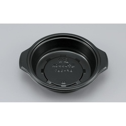 シーピー化成 どんぶり容器 BF-387 黒 本体