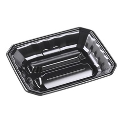 発泡トレー メガプレート20-24(37) 黒 エフピコ