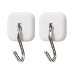 強力マグネットハングフック　ホワイト