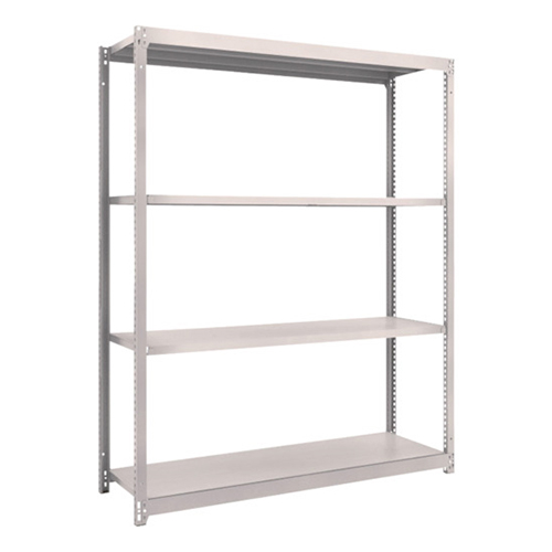 ＴＲＵＳＣＯ スチールラック Ｍ1.5型軽中量棚 1460×445×1800mm 4段 単体 ネオグレー M1.56544