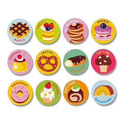 【廃番商品】ギフトシール スイーツ ９６片