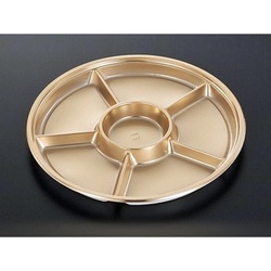 中央化学 オードブル容器 DXPD 丸35-6 G-BK 本体