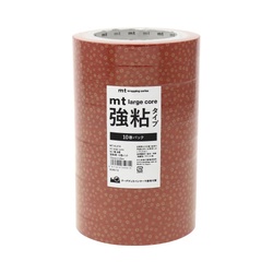 ｍｔラージコア　ねじり梅・赤橙　強粘着１０巻