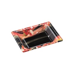 どんぶり容器 MFP平舟丼19-15 本体 風花赤黒 エフピコ