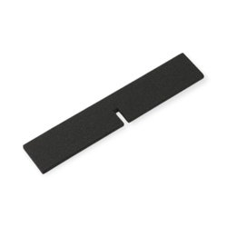 仕切板134×25 黒無地(1溝)