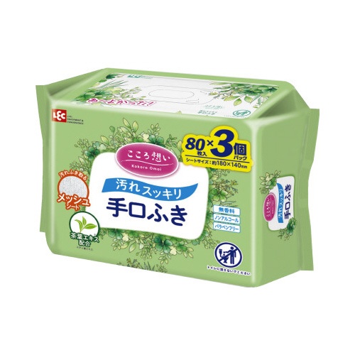こころ想い　手口ふき　８０枚×３Ｐ