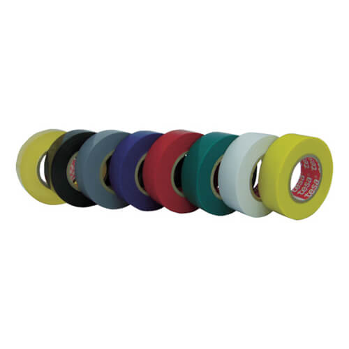 【廃番商品】ビニールテープ19mm×10m　グレー　【ｔｅｓａ 電気絶縁用ビニールテープ （１０巻入） １９ｍｍ×１０ｍ グレー （１０巻入）】