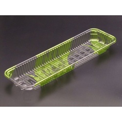 リスパック 透明トレー バイオPET AC-33-10F はやて緑