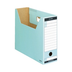 ファイルボックス　Ｔタイプ　Ａ４横　青