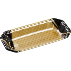 発泡トレー メガプレート25-12(30)平 波格子金 エフピコ