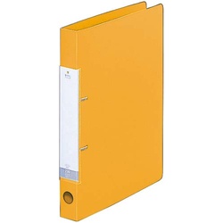 Ｄリング２穴ファイル　黄Ａ４縦背幅３４ｍｍ