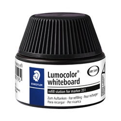 ホワイトボードマーカー用補充インク　ルモカラー　黒