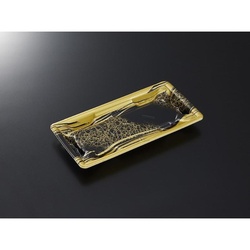 中央化学 寿司容器 鮮鋭 4-1 ことほぎBK 本体