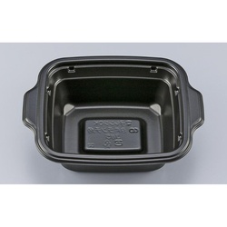 シーピー化成 弁当容器 BFランチ角385 黒 本体