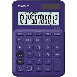 カラフル電卓ＭＷ−Ｃ２０Ｃ−ＰＬ　パープル