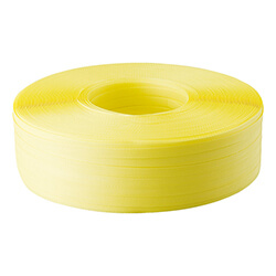 PPバンド15.5mm×1000m　黄　【ＴＲＵＳＣＯ 手締用ＰＰバンド１５．５ｍｍ×１０００ｍ巻 黄】