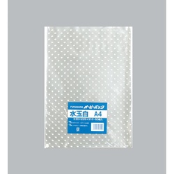 テープ無 OPP袋 オーピーパック 水玉白 A4 50枚入 福助工業